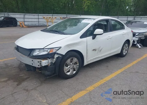2013 Honda Civic Lx из США, поврежденный, VIN 19XFB2F59DE096842